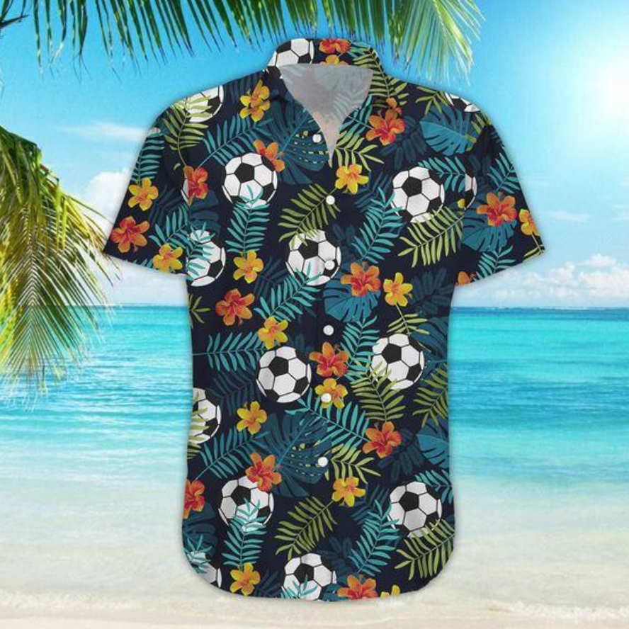 Football Soccer Hawaiian Shirt