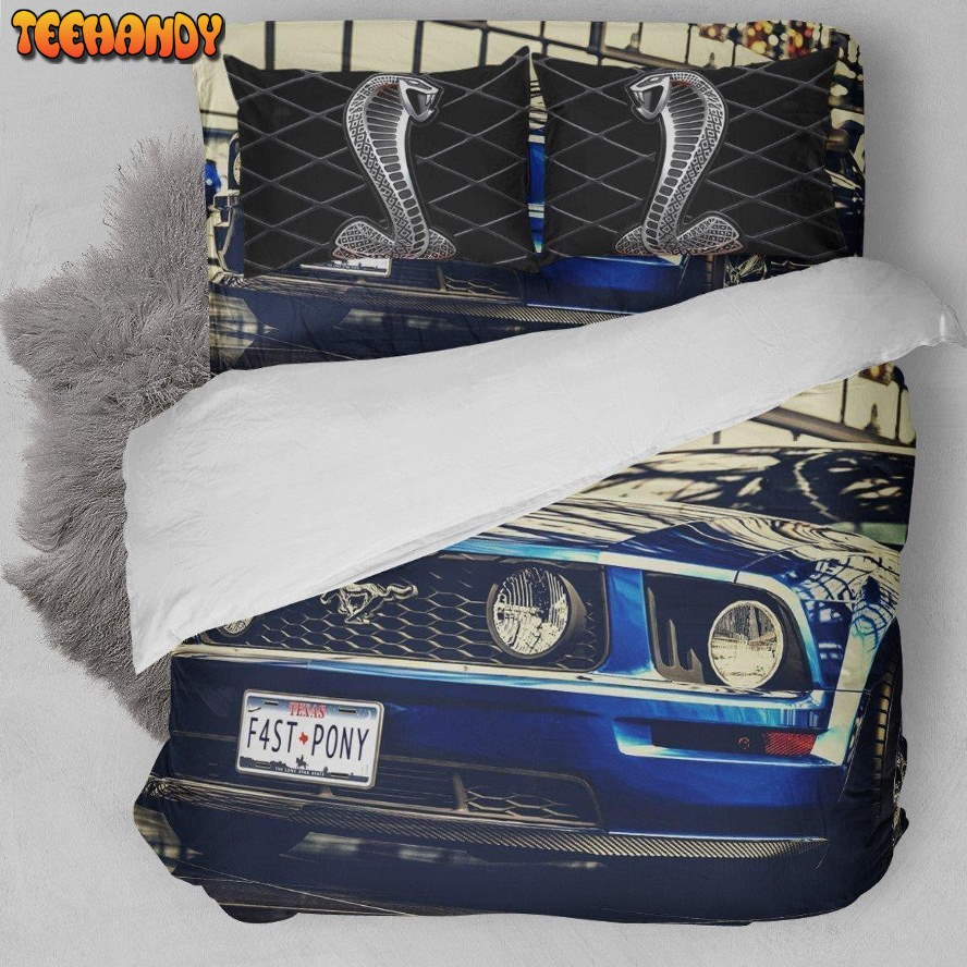 Ford Mustang Cobra Super Sport Car Bedding Set