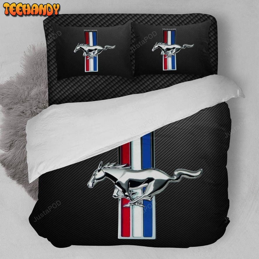 Ford Mustang Gt40 Logo Bedding Set