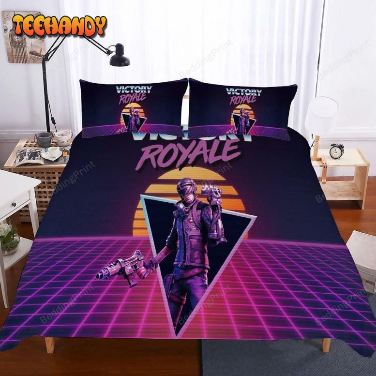 Fortnite Night Theme 3d Bedding Set