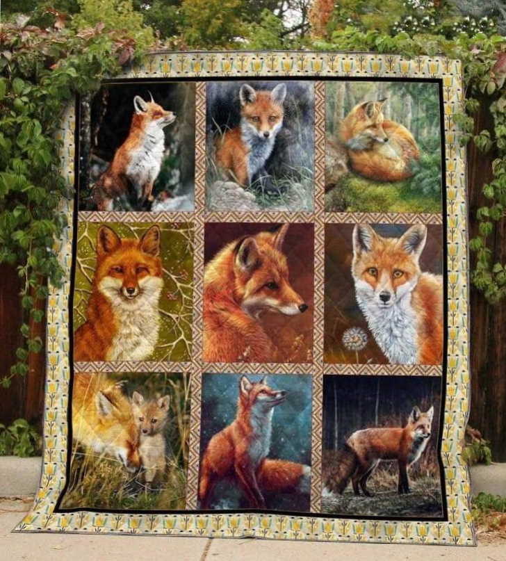 Foxoh My Foxes 3D Quilt Blanket