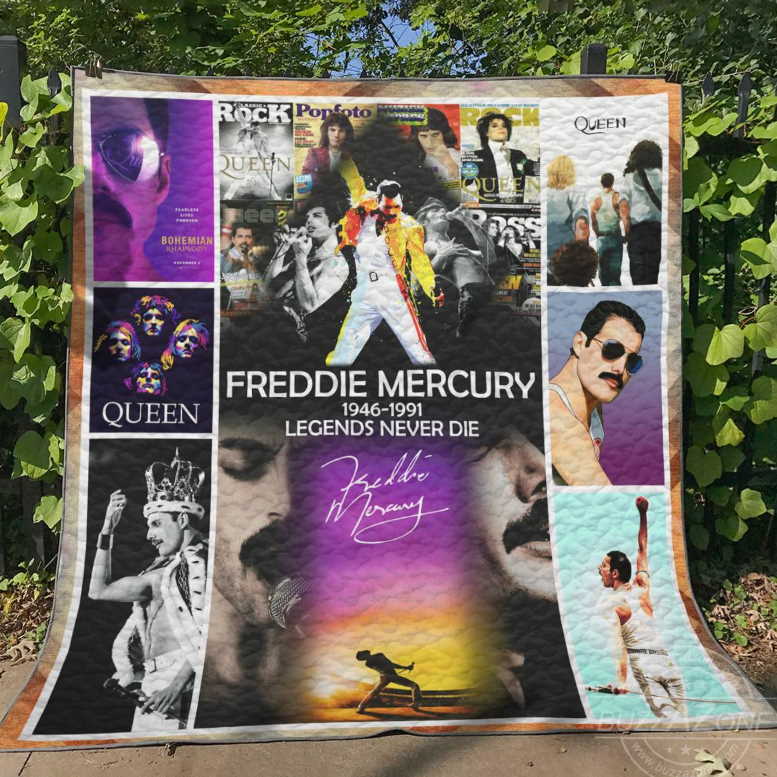 Freddie Mercury Legends Never Die Bt All Over Print 3D Quilt Blanket