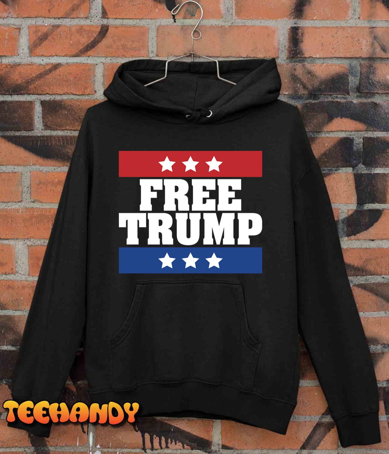 Free Trump Indictment Support Donald Trump Unisex T-Shirt