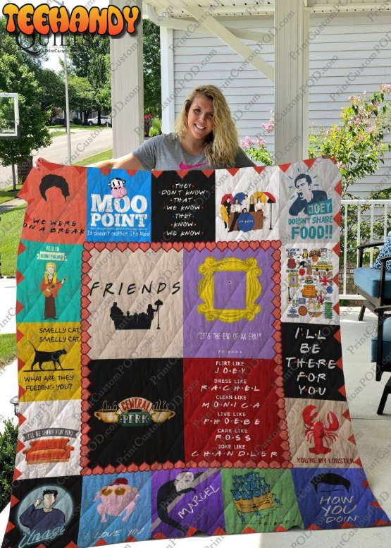 F.R.I.E.N.D.S For Fans Version 3D Quilt Blanket