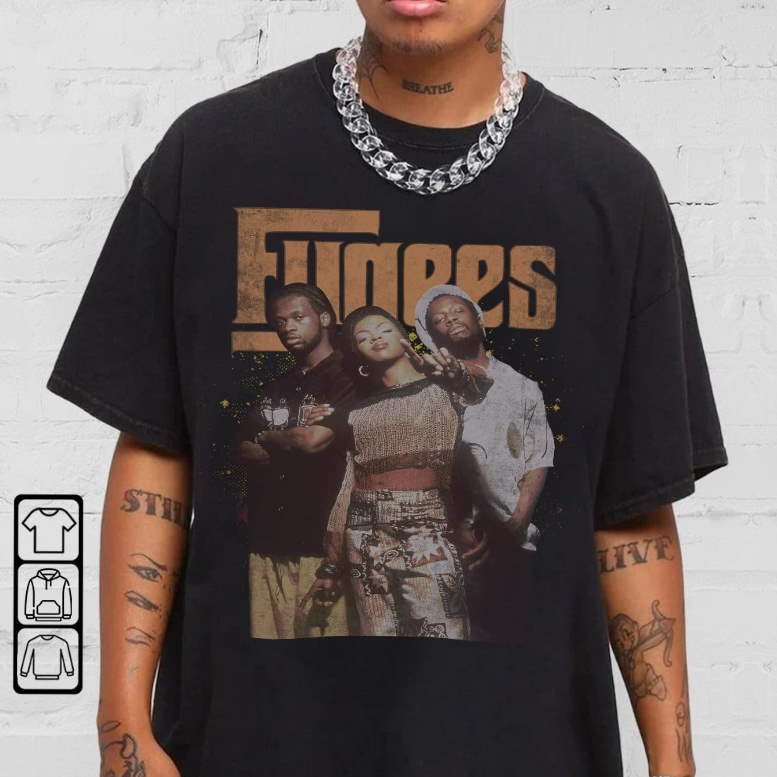 Fugees Streetwear Gifts Shirt Hip Hop 90s Vintage Retro Graphic T-Shirt