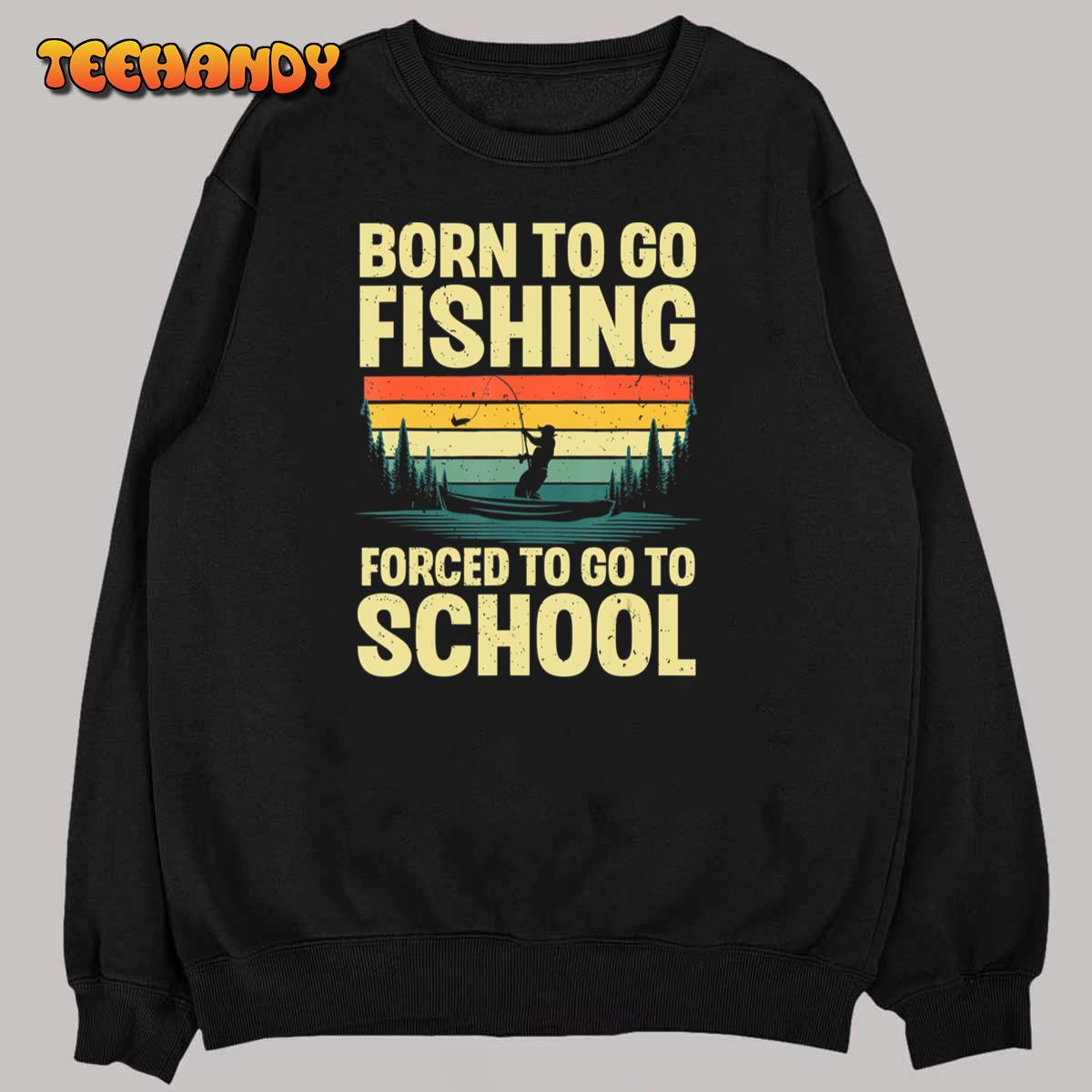 Funny Fishing Art For Men Women Kids Fishing Fish Fisherman T-Shirt