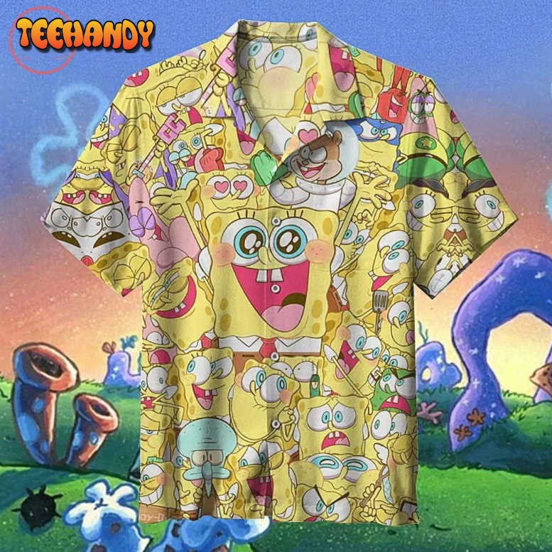 Funny SpongeBob Hawaiian Shirt