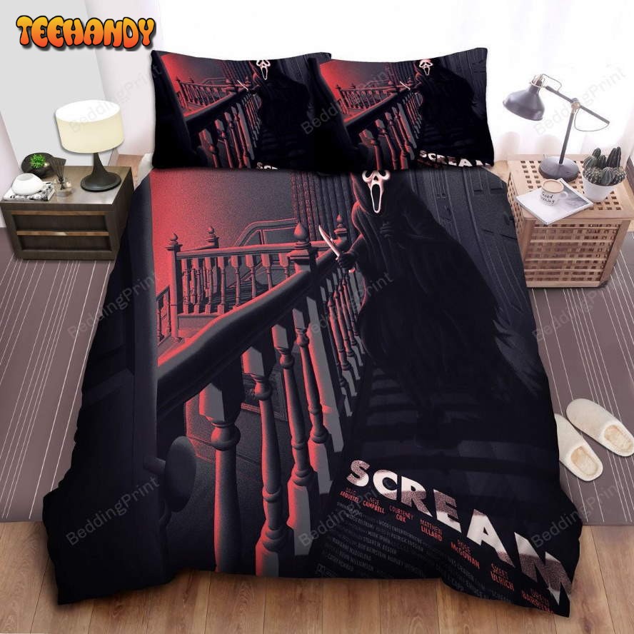 Ghostface In Scream Poster Bedding Sets