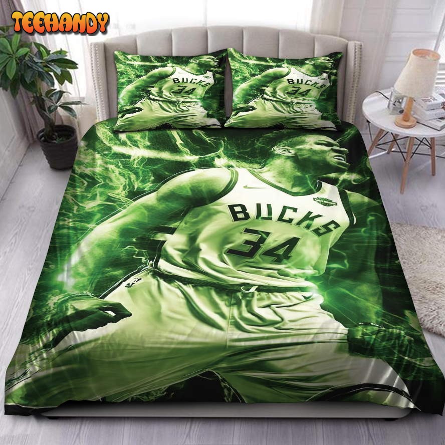 Giannis Antetokounmpo Milwaukee Bucks NBA 07 Bedding Sets