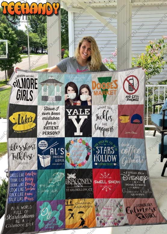 Gilmore Girl Custom 3D Quilt Blanket