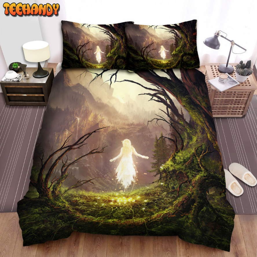 Glowing Fairy In The Forest Bedding Sets