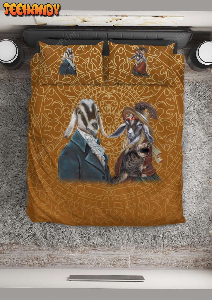 Goat Lady And Gentlemen Bedding Sets