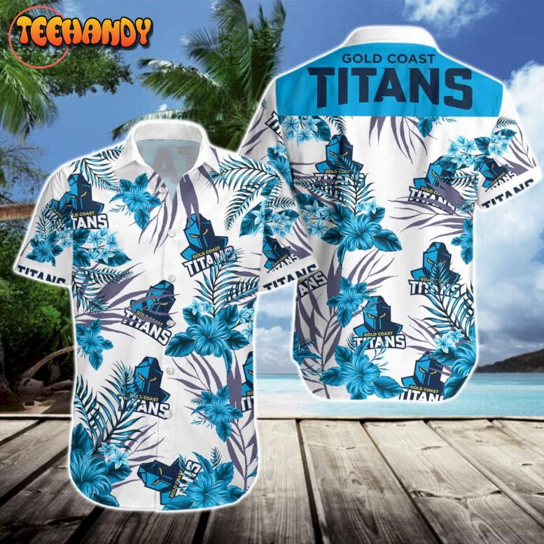 Gold Coast Titans Hawaiian Shirt