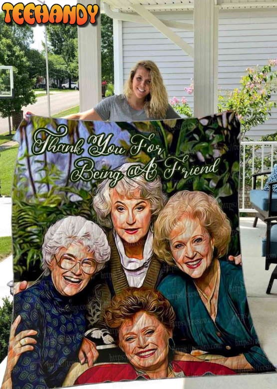 Golden Girlspic 3D Quilt Blanket