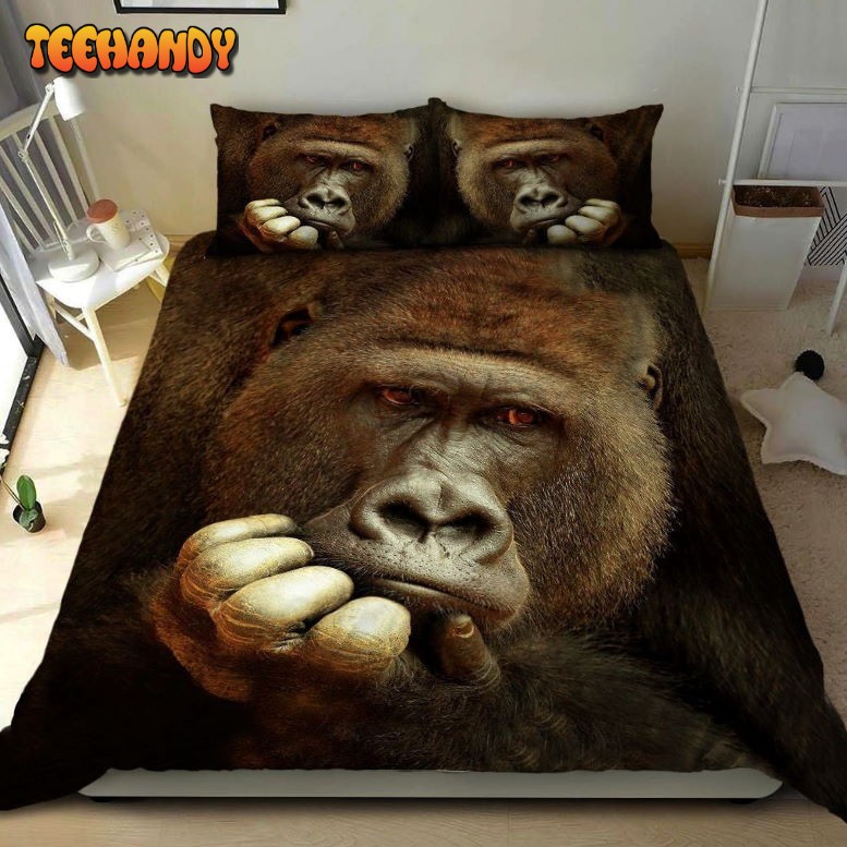 Gorilla Bed Sheets Duvet Cover Bedding Set