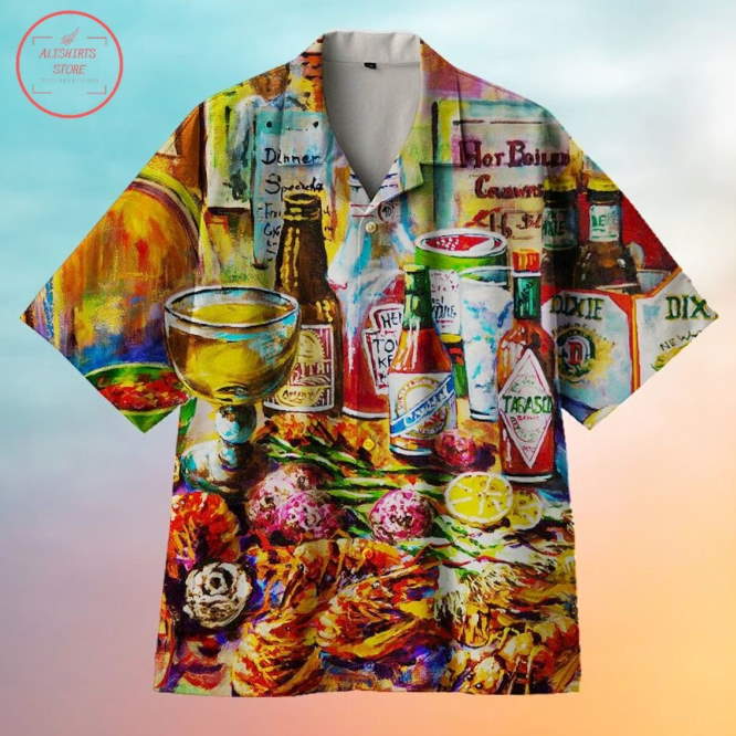 Gourmet meals Hawaiian shirt