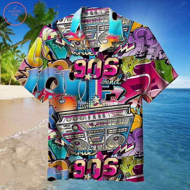 Graffiti Back to 90s Hawaiian Shirt