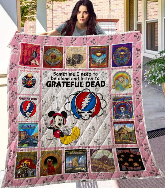 Grateful Dead Mickey 3D Customized Quilt Blanket