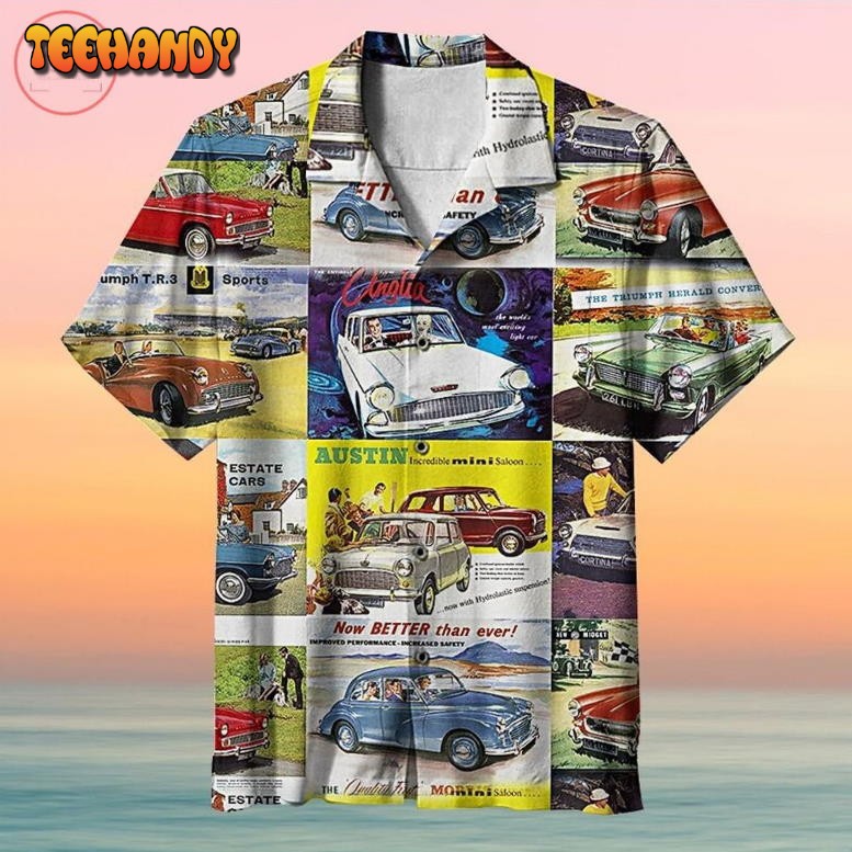 Great British Cars Hawaiian shirt