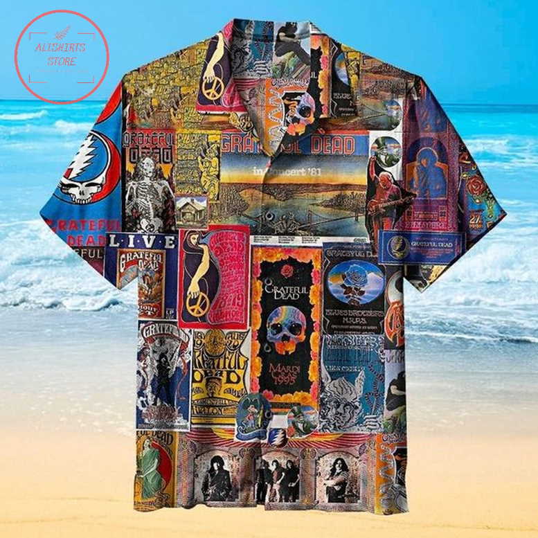 Greatful Dead Songs Hawaiian Shirts