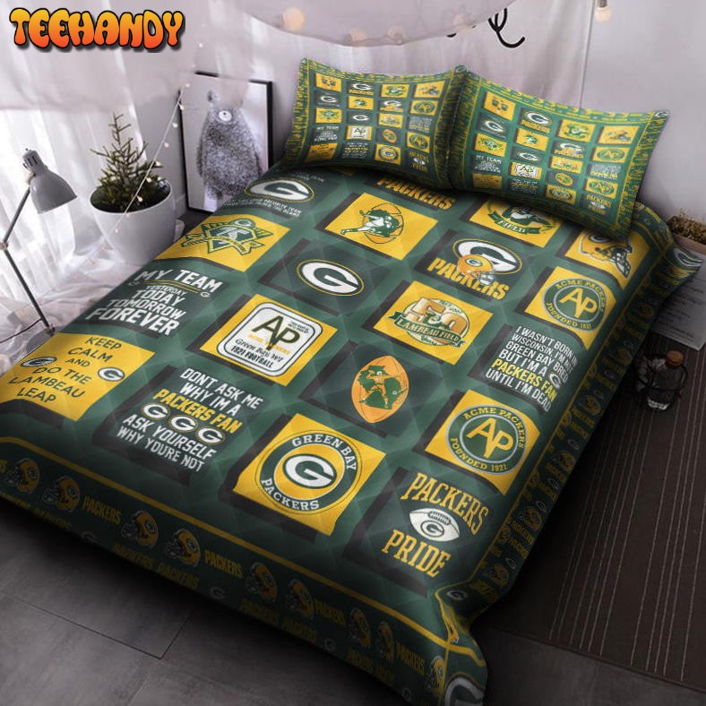 Green Bay Packers V10 Bedding Set