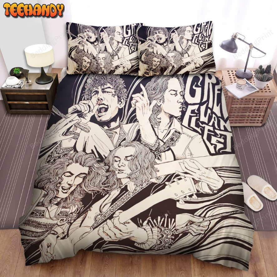 Greta Van Fleet Music Fanart Bedding Sets