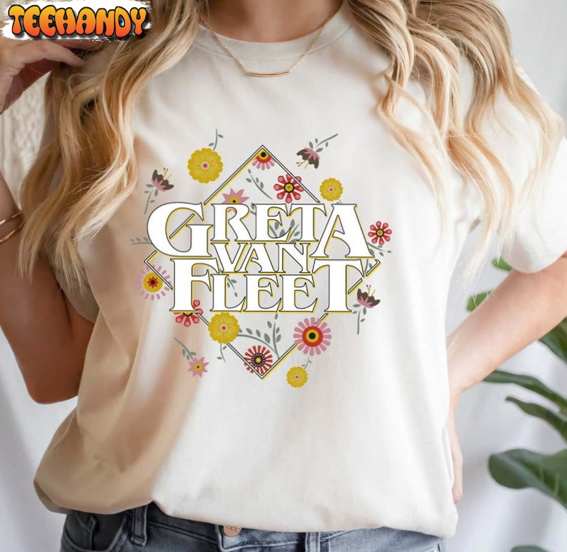 Greta Van Fleet Vinatge Shirt, Retro Unisex T-shirt