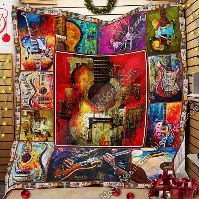 Guitar Is My Life 3D Quilt Blanket