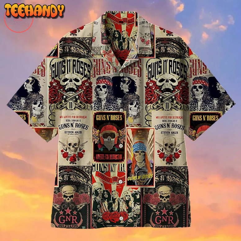 Guns N Roses Creative Hawaiian Shirt