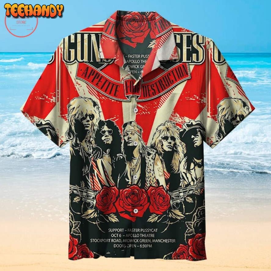 Guns N’ Roses Hawaiian Shirt