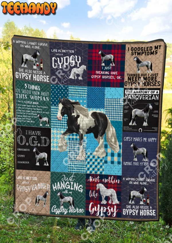 Gypsy Horse Li Qulit 3D Customized Quilt Blanket