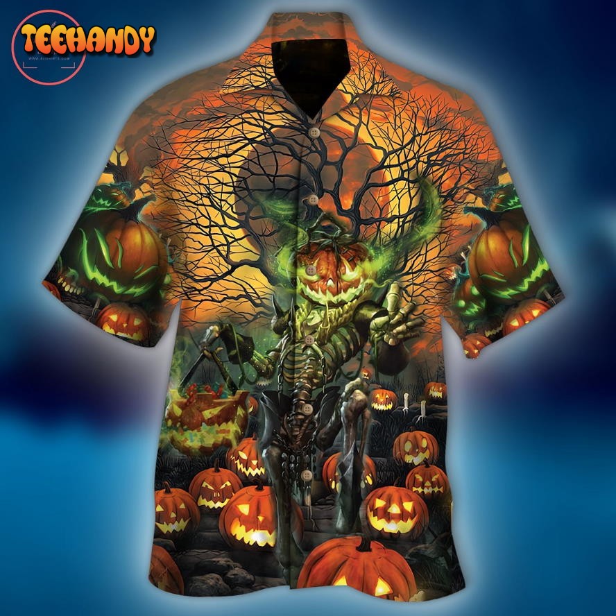 Halloween Moon Night Hawaiian Shirt