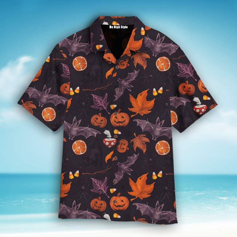 Halloween Spooky Pumpkin Hawaiian Shirt