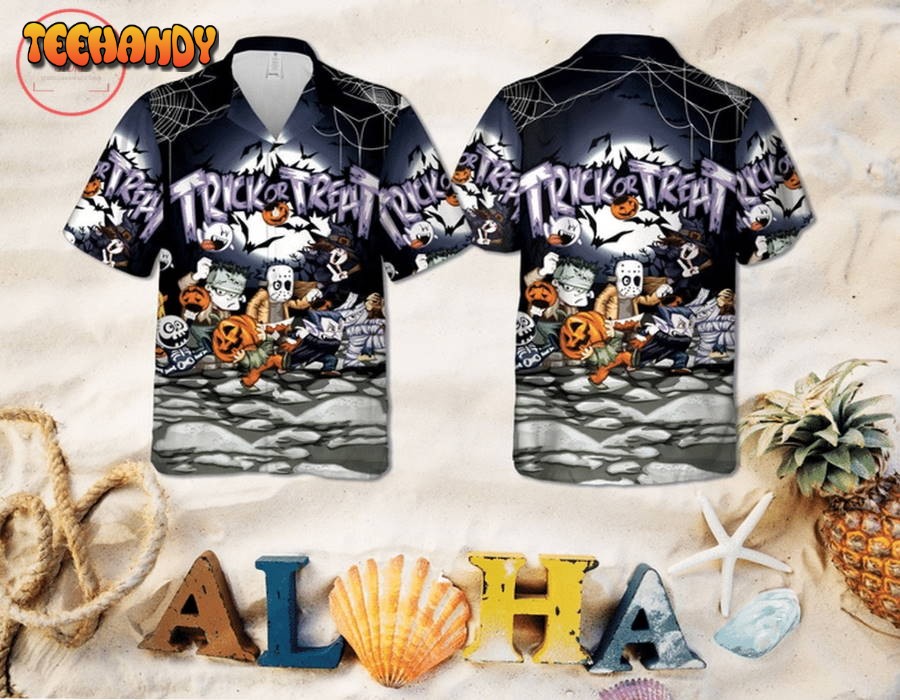 Halloween Trick or Treat Hawaiian Shirt