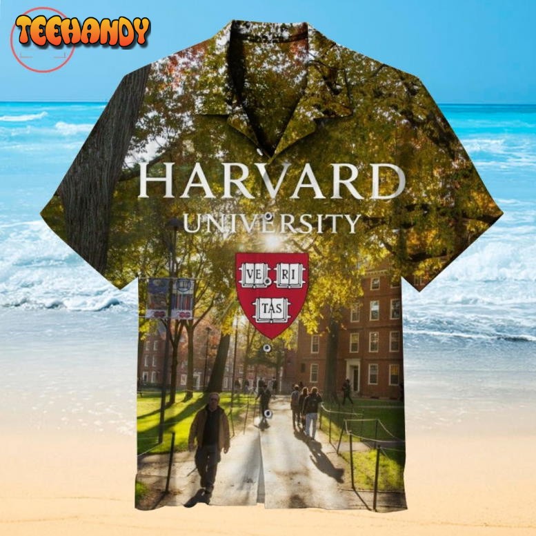 Harvard University Hawaiian shirt