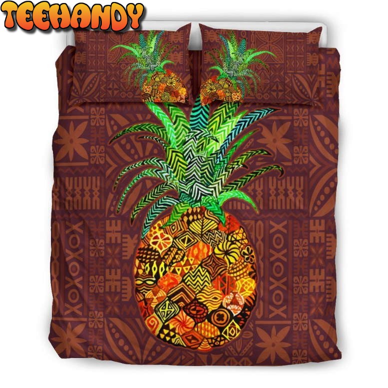 Hawaii Pineapple Tropical Bedding Set