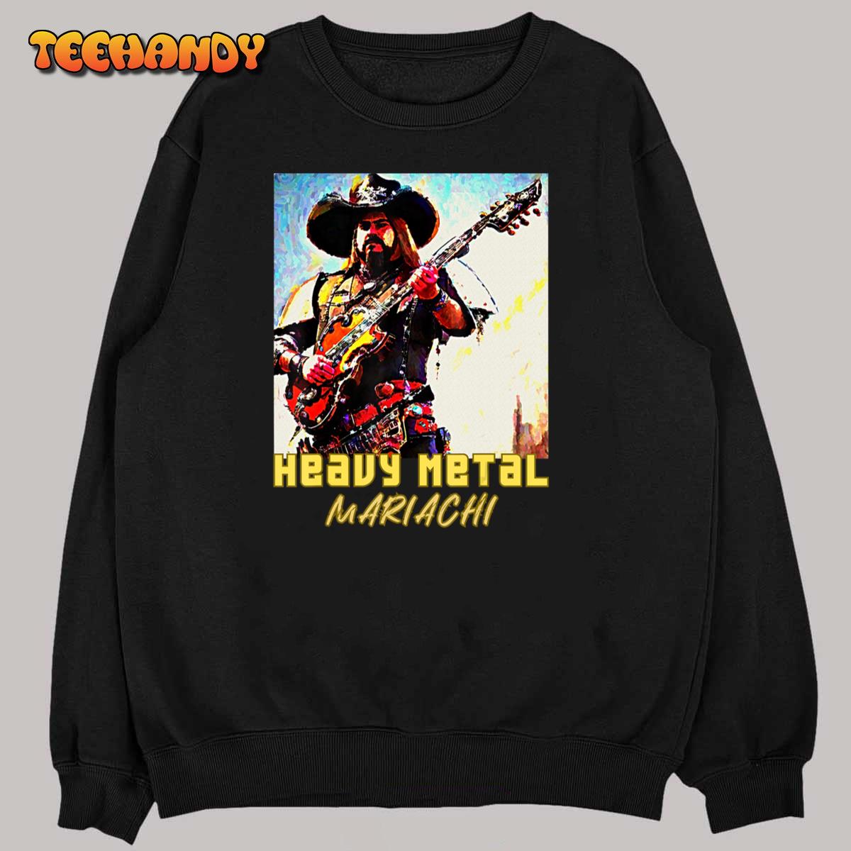 Heavy Metal Mariachi (sombrero Texan hat) T-Shirt