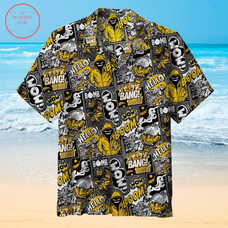 Hello Boom Wow Bang Hawaiian Shirt