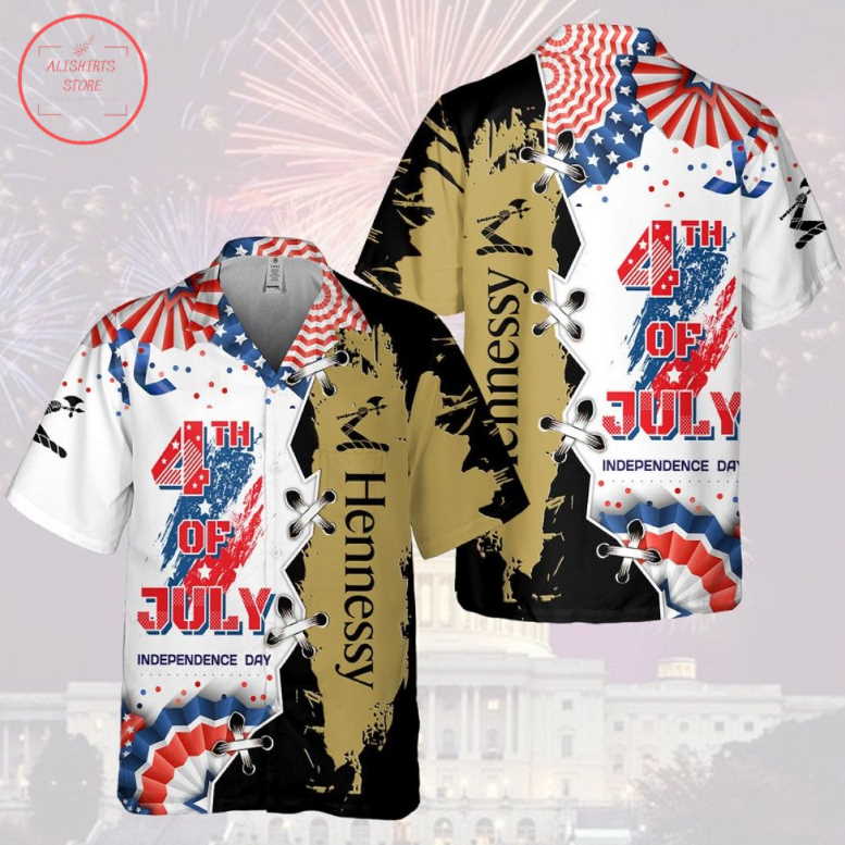 Hennessy 4th Of July Independence Day Hawaiian Shirt