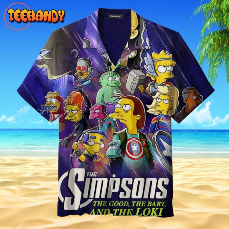 Hero Simpson Hawaiian Shirt