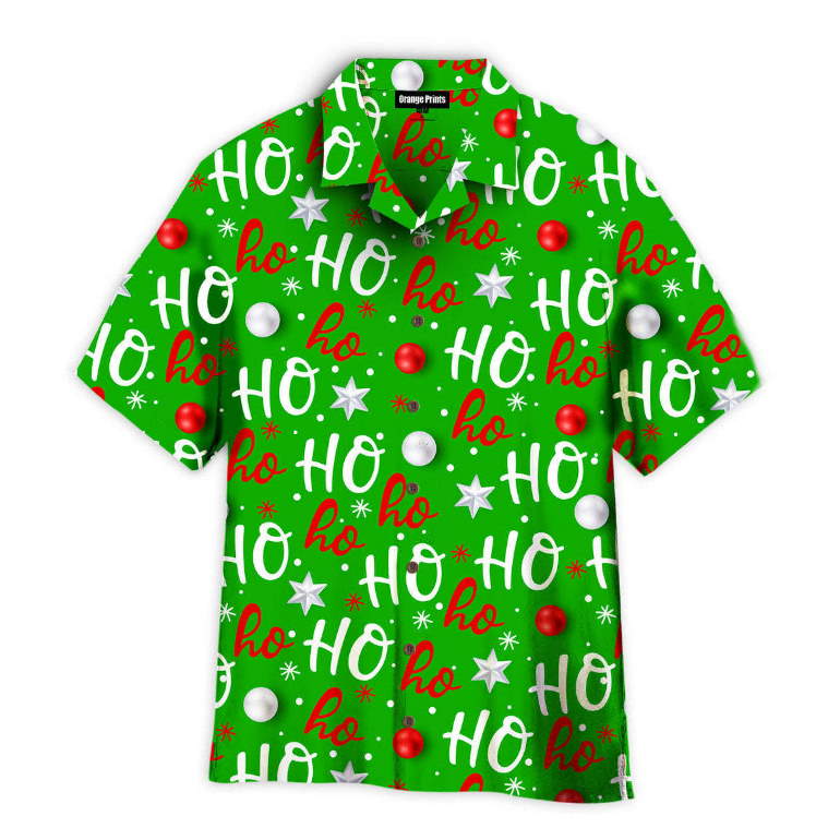 Ho Ho Ho Christmas Is Coming Here Pattern Hawaiian Shirt