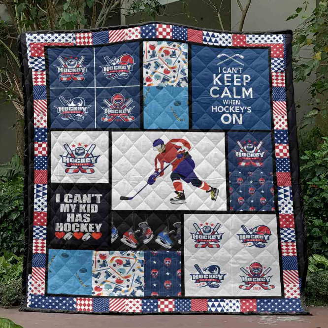 Hockey Field 3D Quilt Blanket