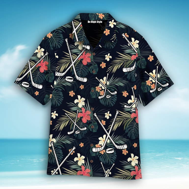 Hockey Lovers Hawaiian Shirt