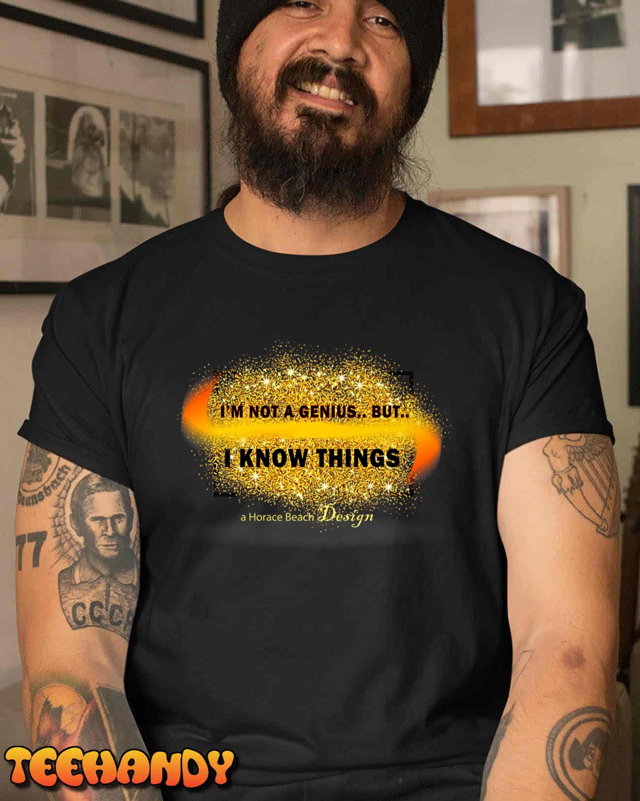 HoraceBeachDesigns, Teaseteetops, I KNOW THINGS Premium T-Shirt