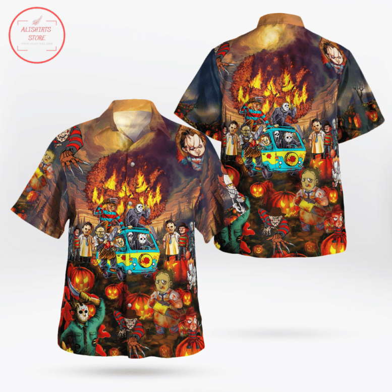 Horror Movie Halloween Hawaiian Shirt