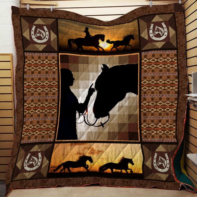 Horse Get Back To You 3D Quilt Blanket