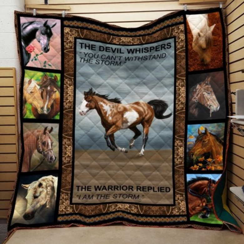 Horse Printing 3D Customized Quilt Blanket