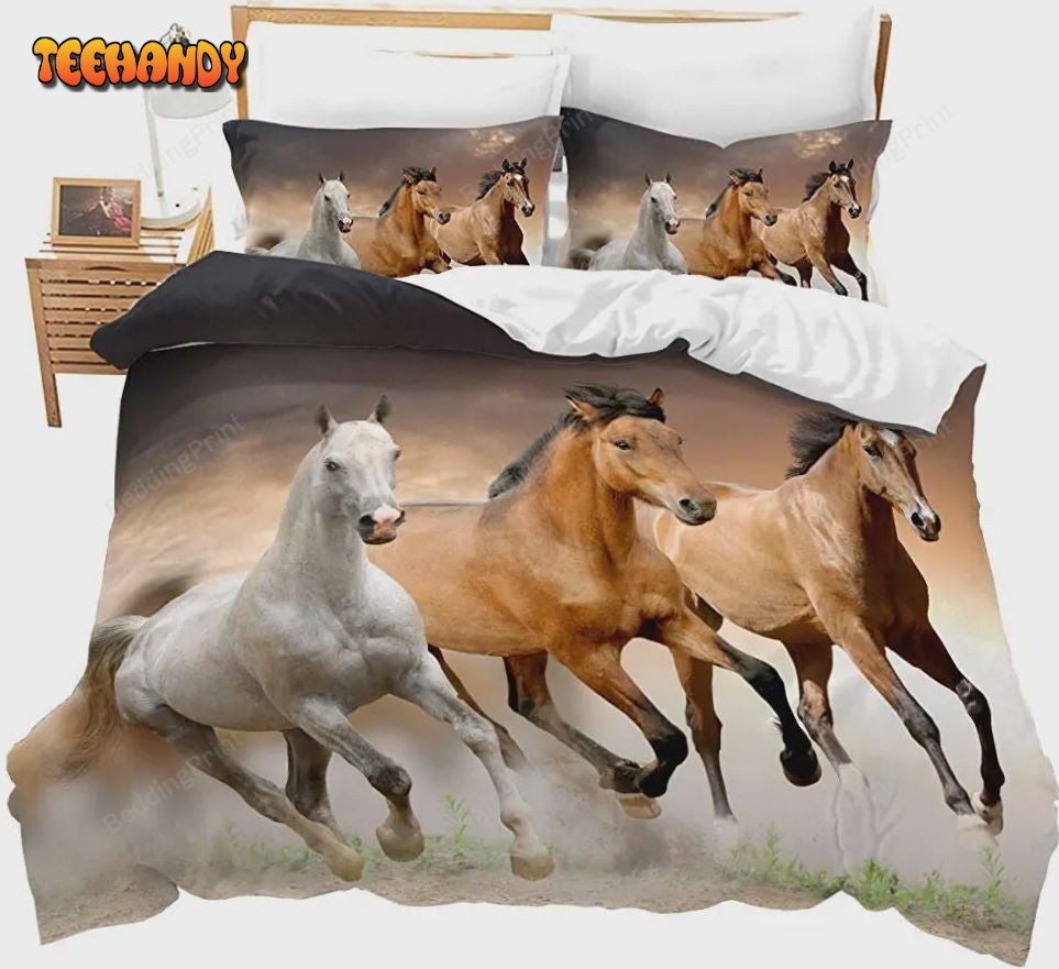 Horse Running Bedding Set