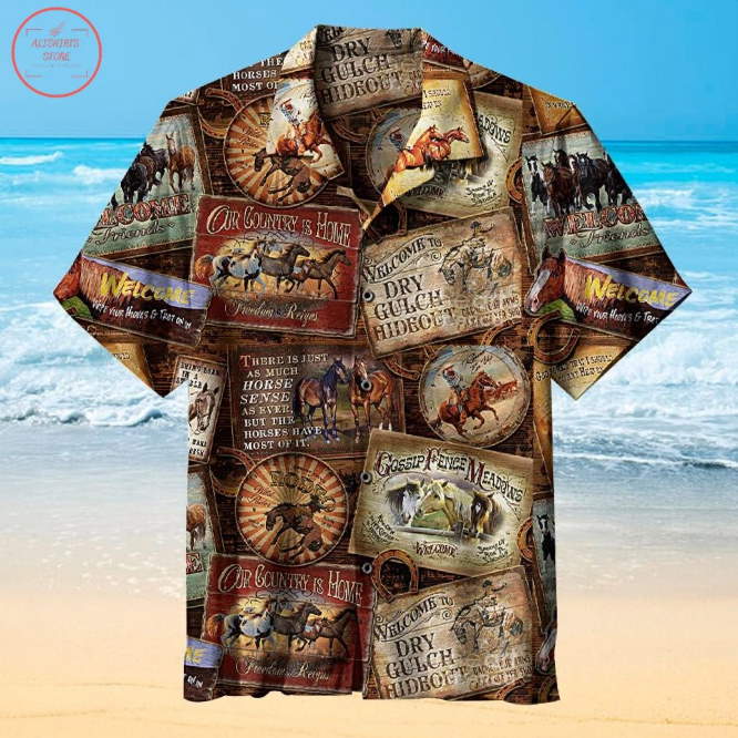 Horse sign Hawaiian Shirt