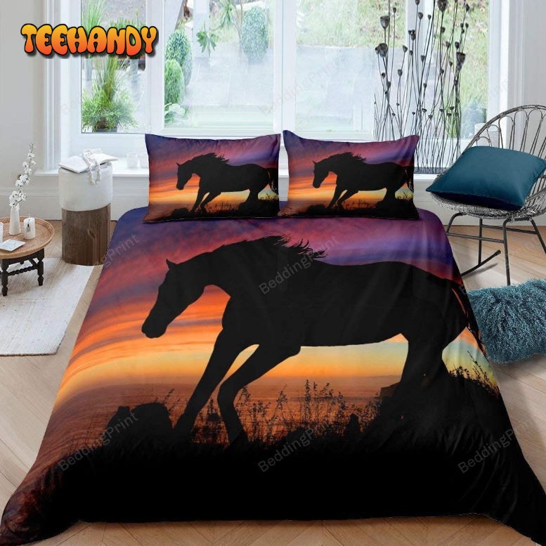 Horse Sunset Bedding Set